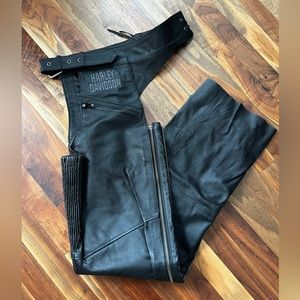 Harley-Davidson® Men's Tradition Leather Chaps, 98039-12VM.